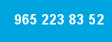 965 223 83 52 965 223 83 52
